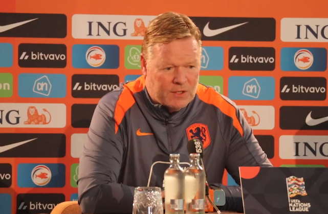 Ronald Koeman reageert op kritiek Steven Bergwijn