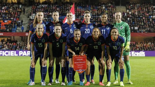 Nederlandse dames winnen van Denemarken