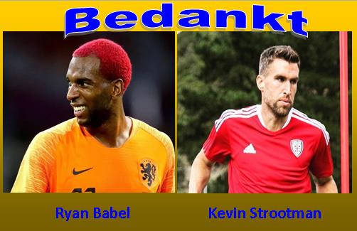 Afscheid Ryan Babel en Kevin Strootman