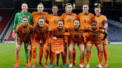 Winst Oranje vrouwen in Schotland